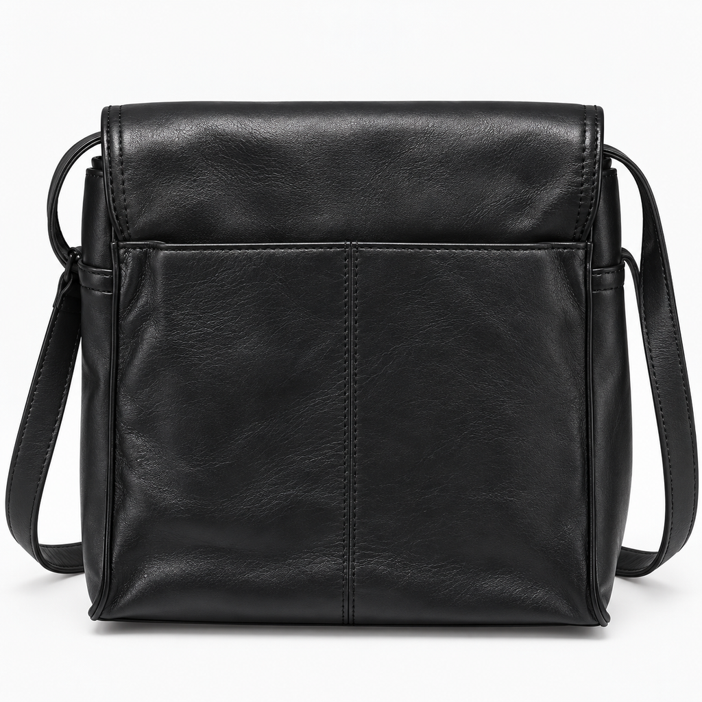 Black Vintage Fringe Crossbody Bag, Retro Flap Shoulder Bag